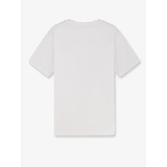 Dior Men Cotton T-Shirt With Embroidered Logo